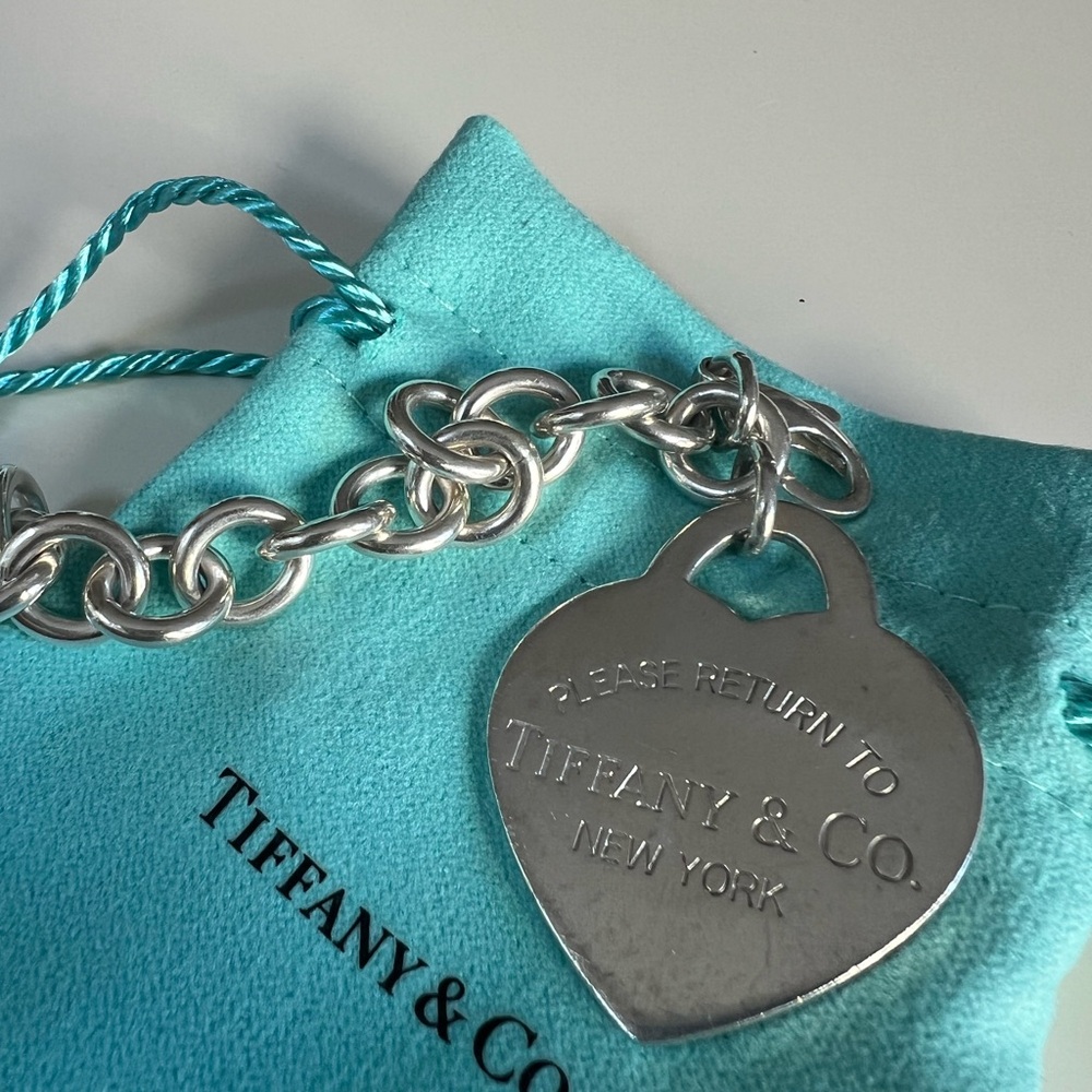 Tiffany & Co. Silver Heart Tag Bracelet